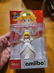 PRINCESS PEACH BRIDE WEDDING Super Mario Odyssey Nintendo Amiibo Wii U Switch