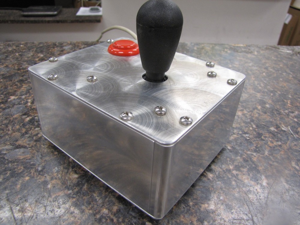 Square Joystick Controller Box w/ Button for Gaming PC Metal Custom Built-NB3