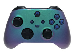 Custom Microsoft Xbox Series X / S Controller – Glossy Chameleon Green Purple