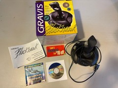 Used, Gravis Blackhawk Joystick for Win 95 & 98 Includes Black Knight Game