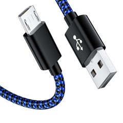 PS4 Controller Charger Cable Xbox One Micro USB Long Braided Data Wire 6ft