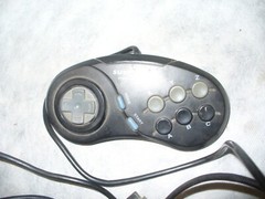 Lot of 2 Super Pad by Performance Sega Genesis Controller 8 Buttons + *read*