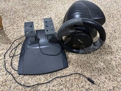 Microsoft Sidewinder Force Feedback Steering Wheel tested & drivers disc