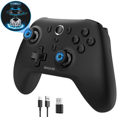 C6 Wireless PC Controller Bluetooth Gamepad Hall Effect Joystick for Windows Mac