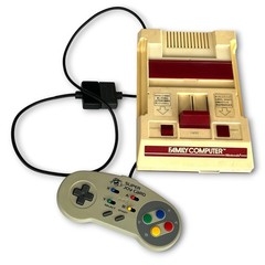 Famicom to Super Nintendo Controller Cable Plug & Play Adapter Use SNES Gamepads