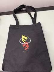 E3 Electronic Entertainment Expo Black Plastic Tote Bag