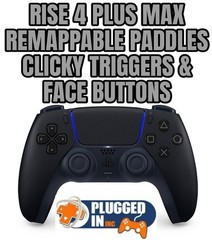 SONY PS5 RISE 4 PLUS MAX RMB REMAPPABLE PADDLES CLICKY TRIGGERS & FACE BUTTONS