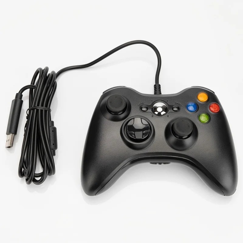 Xbox 360 Wired Controller USB Gamepad PC Windows Dual Vibration.