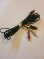 RaRe True S-Video AV Cable Cord for Sega Saturn Unbranded Gold Tip