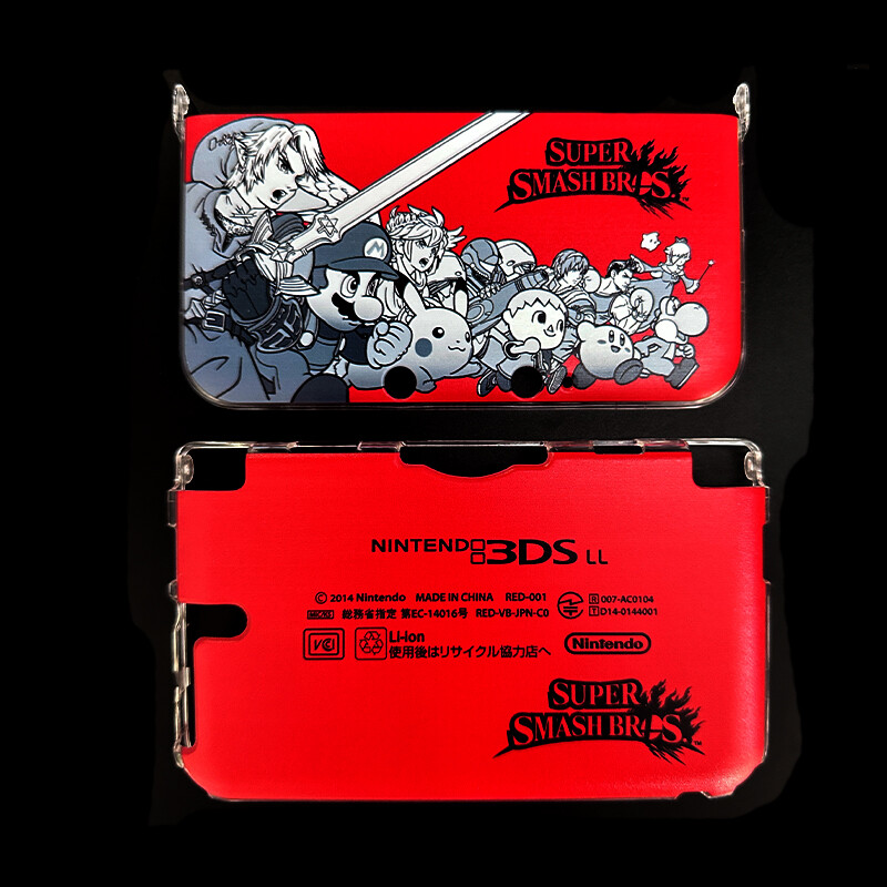 Front & Back Shell Protective Case Cover For Old Model Nintendo 3DS XL / 3DS LL