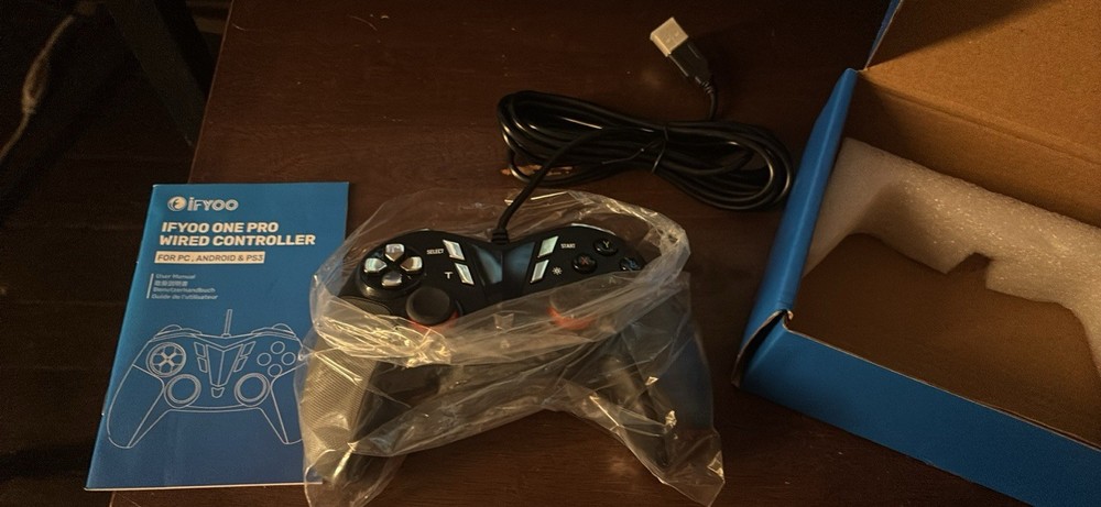 Ifyoo Black Wireless Gaming Controller ZD-V+ Vibration