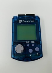 Sega Dreamcast Visual Memory Unit Aqua Blue VMU HKT-7000 Memory Card Tested Good