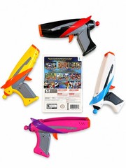 Nintendo Wii Wicked monster Blast 4 Guns + CIB game