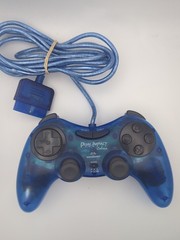 Dual Impact Gamepad Colors Controller Model P-117A Blue Playstation TESTED