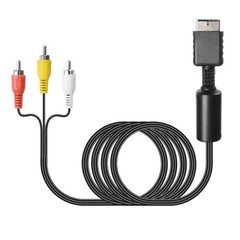 6FT RCA Composite AV Cable for PS Consoles – Clear Audio and Video Connection