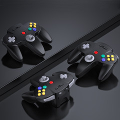 Wireless N64 Controller for Switch 1 & 2, N64 ,Built in Rumble,Rechargeable