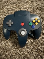 Official Nintendo 64 Dark Blue Controller OEM N64 Original