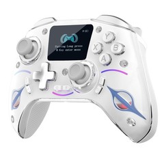 Wireless Gaming Controller w/Hall Effect Joystick for PC Switch PS4 iOS Android