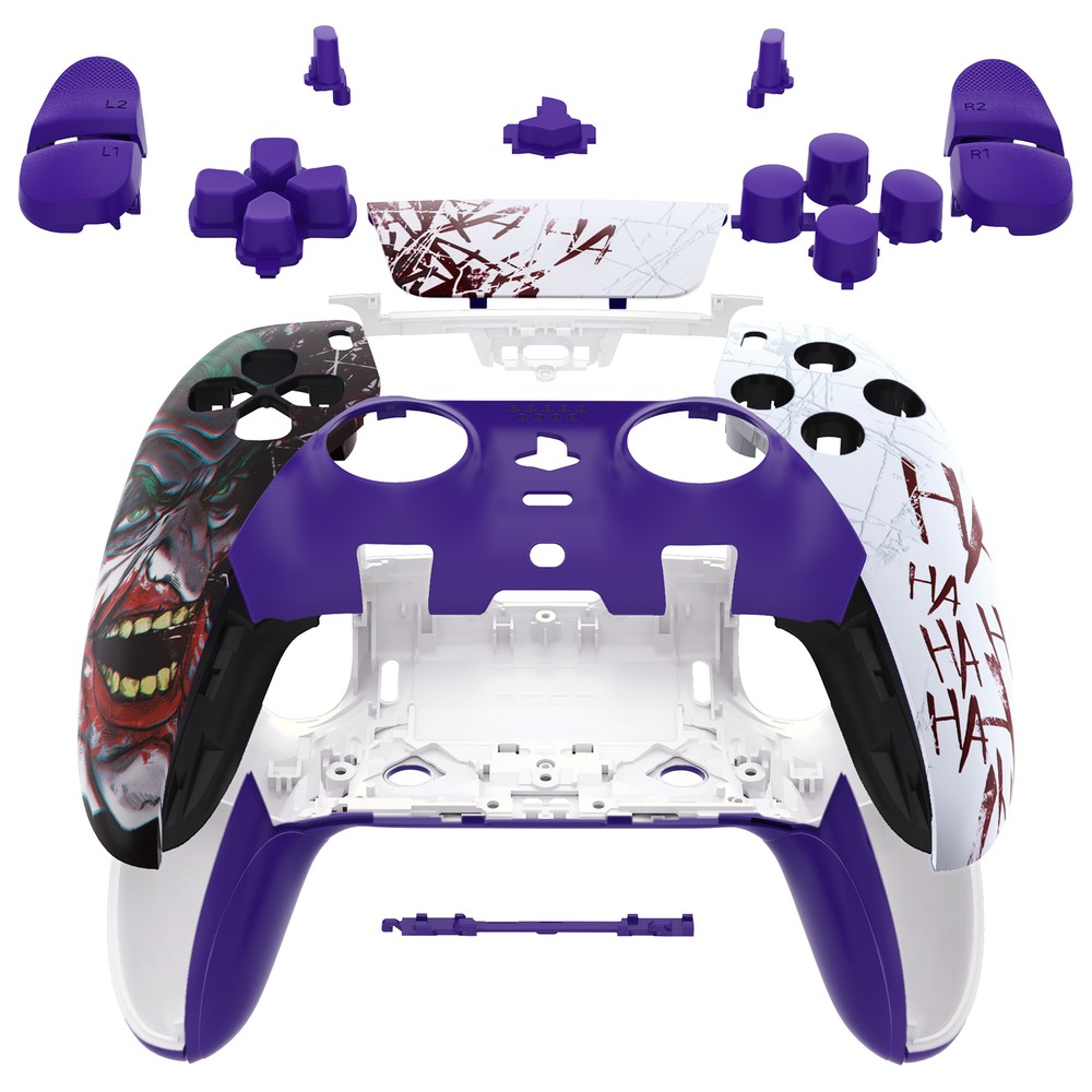 Patterned Full Housing Shell & Buttons Kit Replacement For PS5 Edge Controller