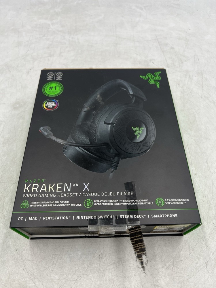Razer Kraken V4 X Wired Gaming Headset Black