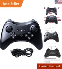 Wireless Ergonomic Pro Controller for Wii U – Rechargeable Gamepad Remote