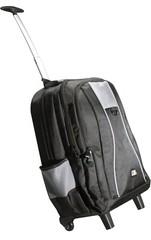 CTA Rolling Universal Gaming Backpack for Xbox One X/S/Playstation 4, Wii U-NEW!