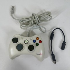 GameStop Wired Xbox 360 Controller BB-070 white Tested New Breakaway Cable