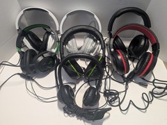 Gaming Headset Lot of 7 Turtle Beach Razor and Others Untested As-Is