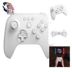 AKNES 8BitDo 64 White Bluetooth Controller