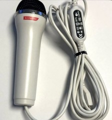 Konami Logitech USB Microphone for PS2 PS3 PS4 Wii XBox 360 E-UR20 White