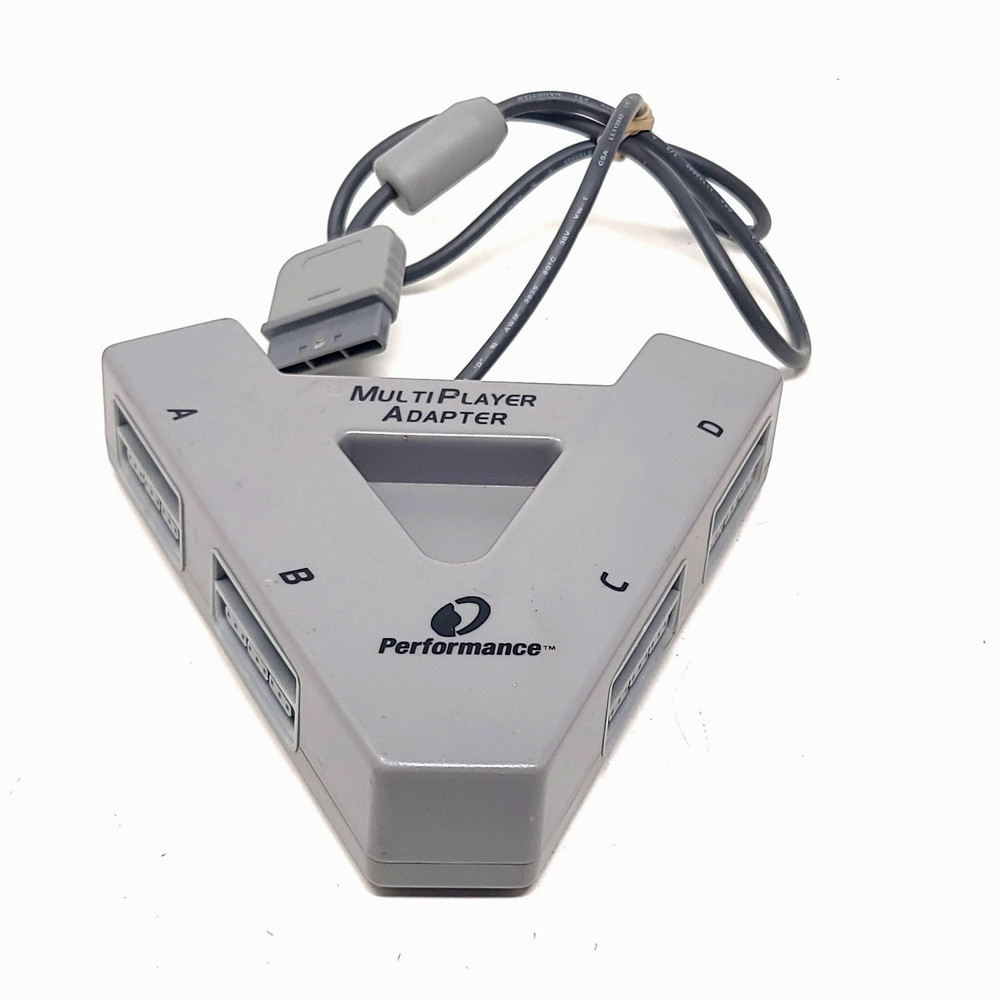 Performance MultiPlayer Adapter 4 Player Multitap Multi Tap Playstation 1 PS1