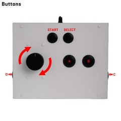FightBox R5 USB Arcade Game Spinner Controller For MAME RetroArch Raspberry Pi P
