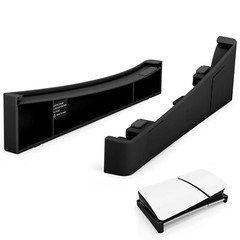 Horizontal Mount for PS5 Slim Disc/Digital Console Base Stand Holder Black