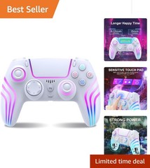 Rechargeable PS4 Wireless Controller with Turbo Function & Upgraded Features