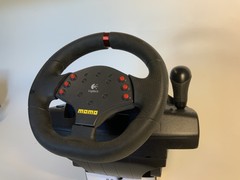 Logitech MOMO Racing Force Feedback Wheel – Pedals