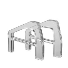 Horizontal Stand for PS5 Slim Pro Clear Acrylic Base Holder Display Stand