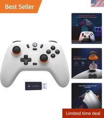 Nova Lite Wireless Game Controller with Turbo Vibration for Multi-Device Gaming