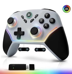 Wireless PC Controller with Hall Effect Joysticks & Triggers,